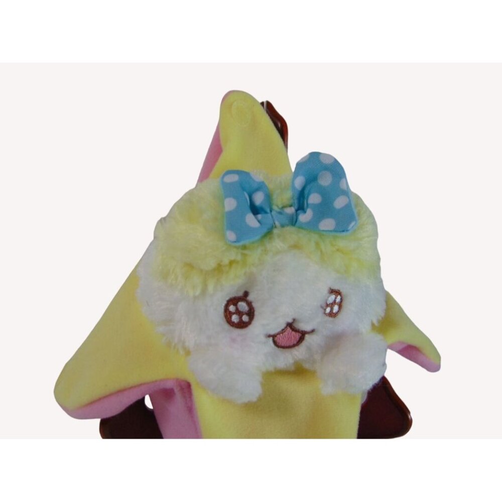 Bananya Funko Crunchyroll Plushie Plush Pink Blue Polka Dot Cat Kitty 10" 2020 - Picture 2 of 11